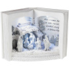 Dekorácia MagicHome Vianoce, Betlehem v knihe, 3 LED, 3xAA, interiér, 27,50x12x19 cm