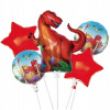 Sada narodeninových balónov Dinosaurus na narodeninovú oslavu, párty 5 ks