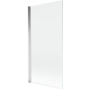 Jednodielna vaňová zástena Mexen 90 x 150 cm, priehľadná