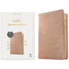 NLT Super Giant Print Bible, Filament Enabled Edition (Red Letter, Leatherlike, Blush Floral): Dayspring Signature Collection
