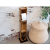 Chic Antique Drevený stojan na toaletný papier Brick Moulds - 15*95*10 cm - Chic Antique