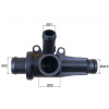 MAHLE Termostat, chladivo BEHR TH 45 87