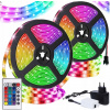 HUR LED PÁSEK VODOTĚSNÝ SMD 5050 RGB PILOT + BÍLÁ 5M