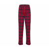 Tchibo - Flanelové nohavice na voľný čas - pre dámy - veľ. 36 - farba: červená/s károvaným vzorom