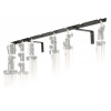 Manfrotto Wall Mounted Stand Holder for 8 Stands - Manfrotto 027 Držák stativů - pro 8 ks světelných stativů, délka 115 cm (027)