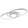 Trio Leuchten GALAXY LED stropné svietidlo strieborné, 3400 lm, 28 W, R62991187