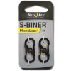 NITE IZE Karabína S-biner MicroLock - čierna (LSBM-01-2R3)