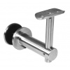 držiak madla pevný na trubku ø 42.4mm, brúsená nerez K320 /AISI304