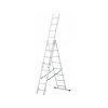 DRABEST Hliníkový rebrík 3x8 priečok trojdielny DRABEST DW3-8 BASIC