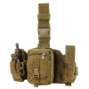 CONDOR OUTDOOR Panel stehenný MOLLE s puzdrami COYOTE BROWN