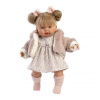 Llorens 42282 ALEXANDRA - realistická bábika so zvukmi a mäkkým látkovým telom - 42 cm