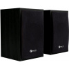C-Tech SPK-09 reproduktory, 2.0, drevené, USB, čierne SPK-09BK