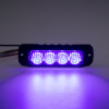 PROFI výstražné LED světlo vnější, modré, 12-24V, ECE R65