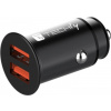 Techly nabíječka do auta Rychlá mini nabíječka 2x USB 36W 3A 5-12V