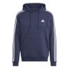 adidas Essentials Fleece 3-Stripes pánska mikina Navy/White 2XL