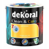Farba na - Dekoral CLEAN COLOR 2,5L Sunny saténové obliečky (Farba na - Dekoral CLEAN COLOR 2,5L Sunny saténové obliečky)
