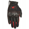 rukavice SMX-2 AIR CARBON V2, ALPINESTARS (černá/červená , vel. XL)