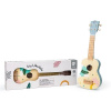 Classic World drevená ukulele gitara modrá