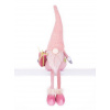 Dekorácia MagicHome Vianoce, Škriatok, 62 cm