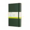 Moleskine Zápisník tvrdé dosky A5 čistý zmavo zelený