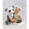 Doudou et Compagnie Paris Doudou Darčeková - plyšová panda s dečkou 28 cm