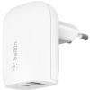 BELKIN BOOSTCHARGE 37W dual adaptér bílý