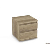 Drevona, nočný stolík REA AMY 1, dub canyon (REA AMY 1 nočný stolík 2x-zásuvka)