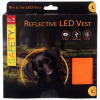 Dog fantasy Vesta LED Reflexní nabíjecí L