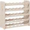 DKD HOME DECOR vidaXL Stojan na víno 67,5x25x60 cm z masívneho borovicového dreva