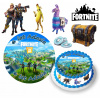 DIGITÁLNA TLAČ Jedlý obrázok na tortu FORTNITE HRA POSTAVY + DARČEK TEXT 5