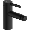 HANSGROHE Zesis S páková bidetová batéria s plastovou odtokovou súpravou s tiahlom, matná čierna, 74200670