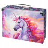 BAAGL Skladacie školské puzdro Unicorn Kingdom s príslušenstvom