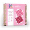 Connetix - Magnetické kocky Pastel Base Plate Pack Pink & Berry - 2 ks