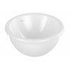 Villeroy & Boch Loop&Friends - Umývadlo vstavané, priemer 33 cm, s prepadom, CeramicPlus, alpská biela 4A5100R1