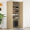 zahrada-XL Skriňa na topánky Sonoma dub 80x39x180 cm Inžinierske drevo 3333868
