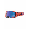 brýle SUPERTECH VISION CORP, ALPINESTARS (oranžová/fialová, zrcadlové modré plexi) 2026