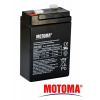 Batéria olovená 6V/ 2,8Ah MOTOMA bezúdržbový ...