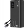 Powerbank OBAL:ME Power Bank s displejom 30000 mAh 22,5W Mega výkonný