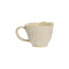 Madam Stoltz hrnček z kameniny 10 x 8,5 cm HY25449.14Y béžová ONE SIZE
