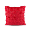 Stoklasa Vánoční povlak na polštář plyšový se stromečky 45x45 cm - 2 červená