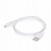 Kábel Gembird CC-USB2-AMLM-2M-W biely 2 m