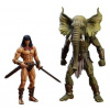 Boss Fight Studio Conan Barbar: Epic H.A.C.K.S. Akčné figúrky Sada Veža slonov: Mladý Conan a Yag Kosha
