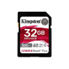 Kingston 32GB Canvas React Plus SDHC UHS-II 300R/260W U3 V90 for Full HD/4K/8K SDR2/32GB