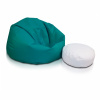 INTERMEDIC SK - Sedací vak Viper 95x110 cm | multifunkčný komfortný vak na sedenie aj ležanie Farba: NC07 - Tyrkysová (Polyester)