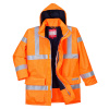 PORTWEST Portwest S778 Nehorľavá antistatická FR vetrovka Bizflame Rain - Oranžová, XS Oranžová, XS
