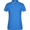 James & Nicholson Polokošile JN 8009, bio bavlna, krátký rukáv, dámská COT028009b4602-cobalt M Modrá cobalt