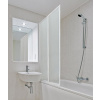 AQUATEK LUX L2 96cm vaňová zástena, profil biely - krilex voda (17)
