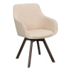 Béžové čalúnené jedálenské kreslá v súprave 2 ks Alison – Rowico