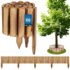 Záhradný plot palisádový drevený obrubník poháňaný vypálené 200x20 cm