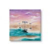 Maľovaný obraz na stenu LODE NA MORI 1 dielny YOBATLN007E1 (maľované obrazy ateliér LIPA)